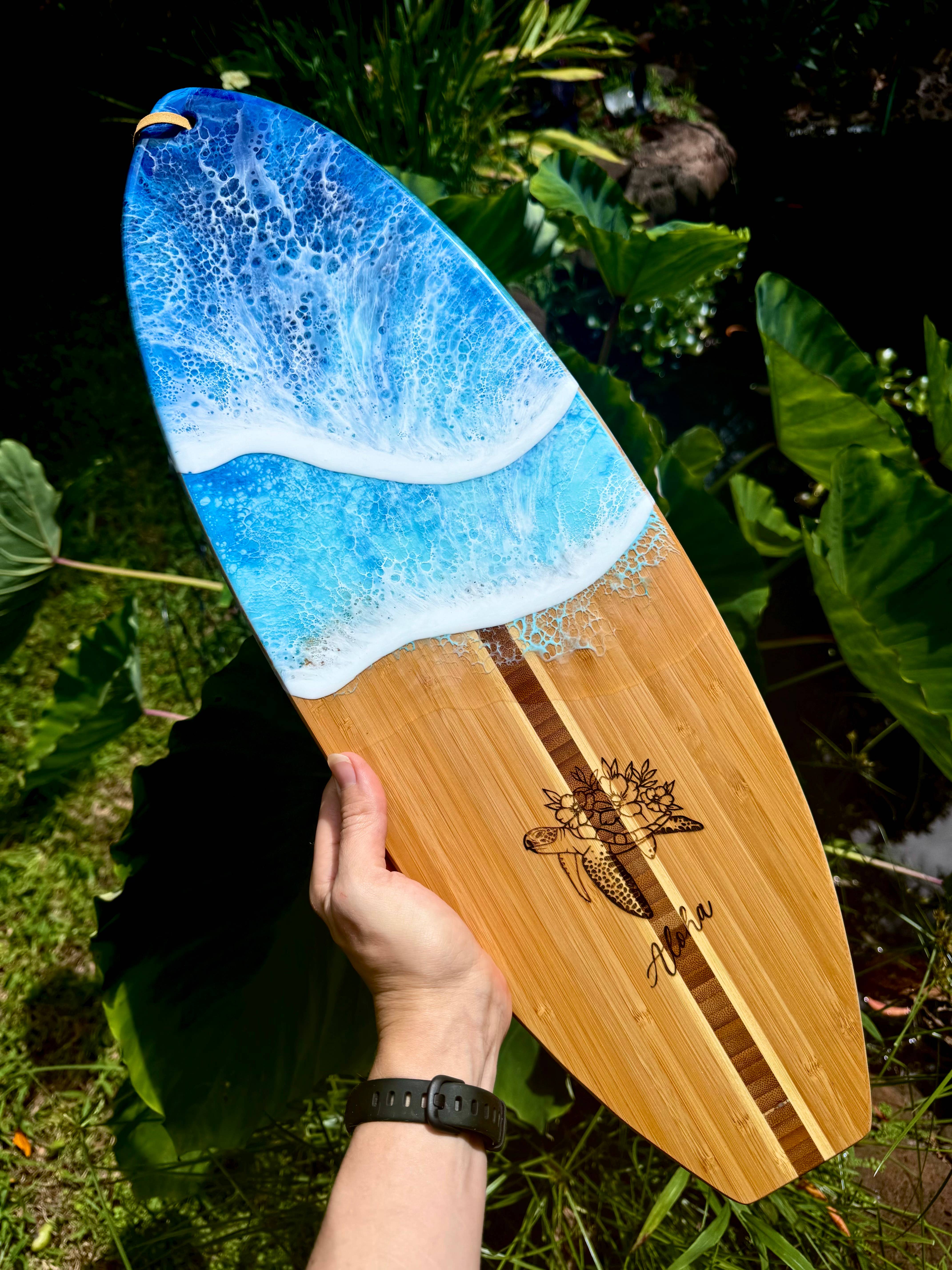 TBM Creations LLC - Wholesale Cutting Board - NEW| Surfboard | Resin Surfboard Maui made | Charcuterie20