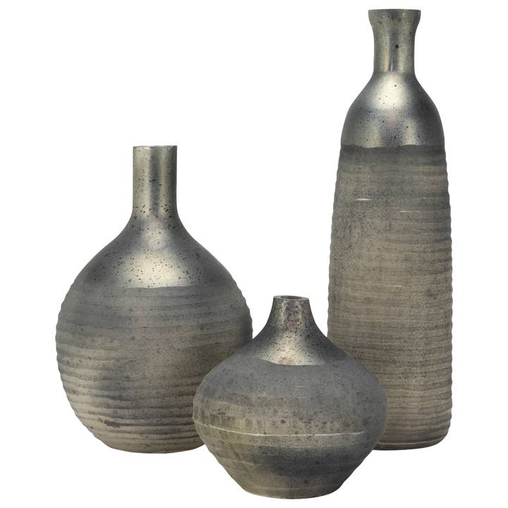 Kavana Decor by The Import Collection - Wholesale Vase - Estell Vases -Set 3