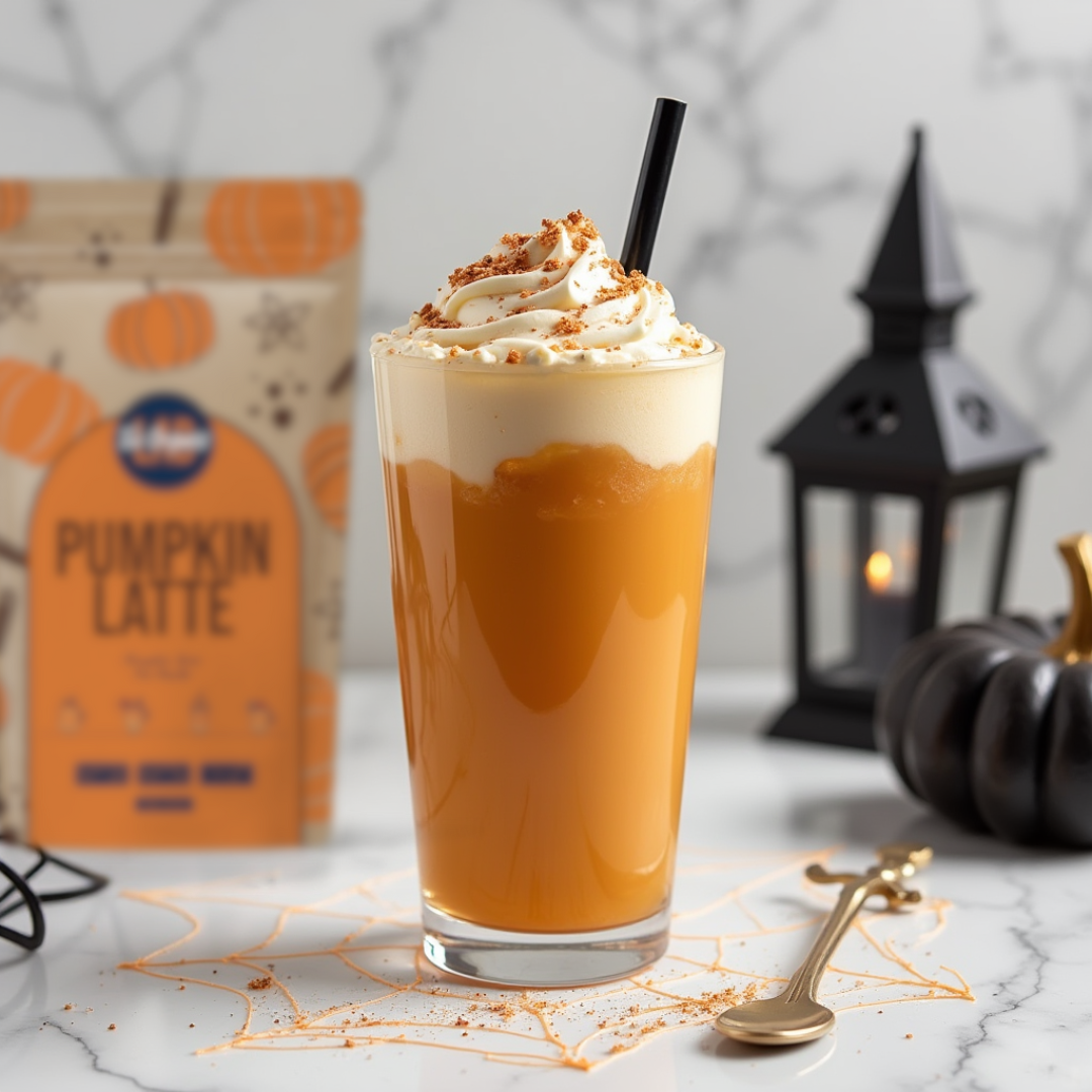 THE ORGANIC LAB – Engroshandel Instant kaffe/espresso – Pumpkin Mix Latte 100 g – 1 kasse (10 stk.)2