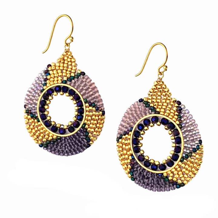 Øreringe Ornella – Håndlavet perlekunst for engroshandel hos Impala