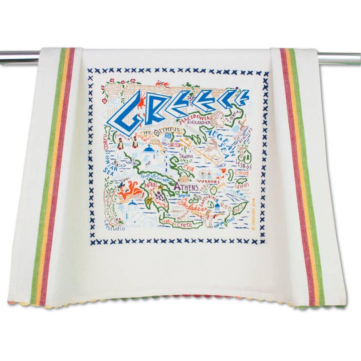 Torchon Greece pour la vente par catstudio