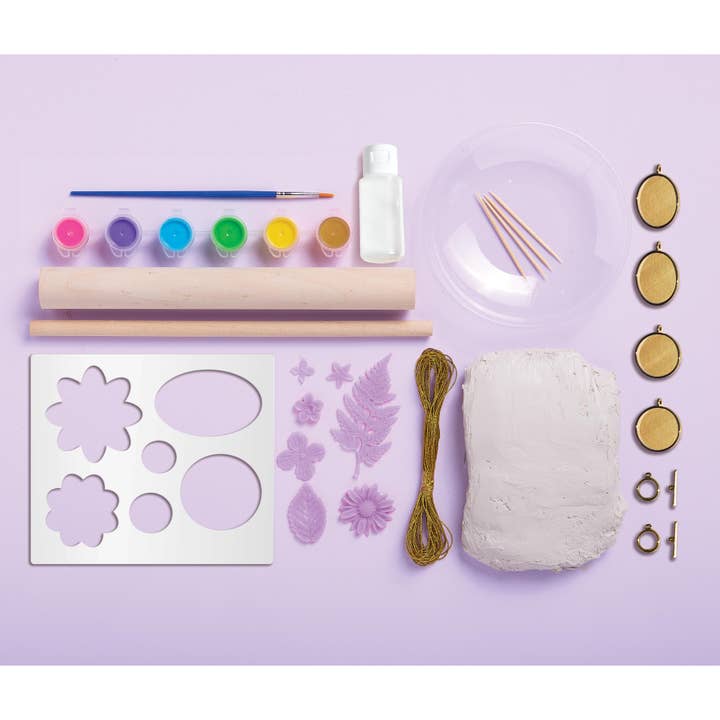 Bright Stripes - Wholesale DIY Craft Kit - Kids - Wish*Craft Flower Power Pottery5