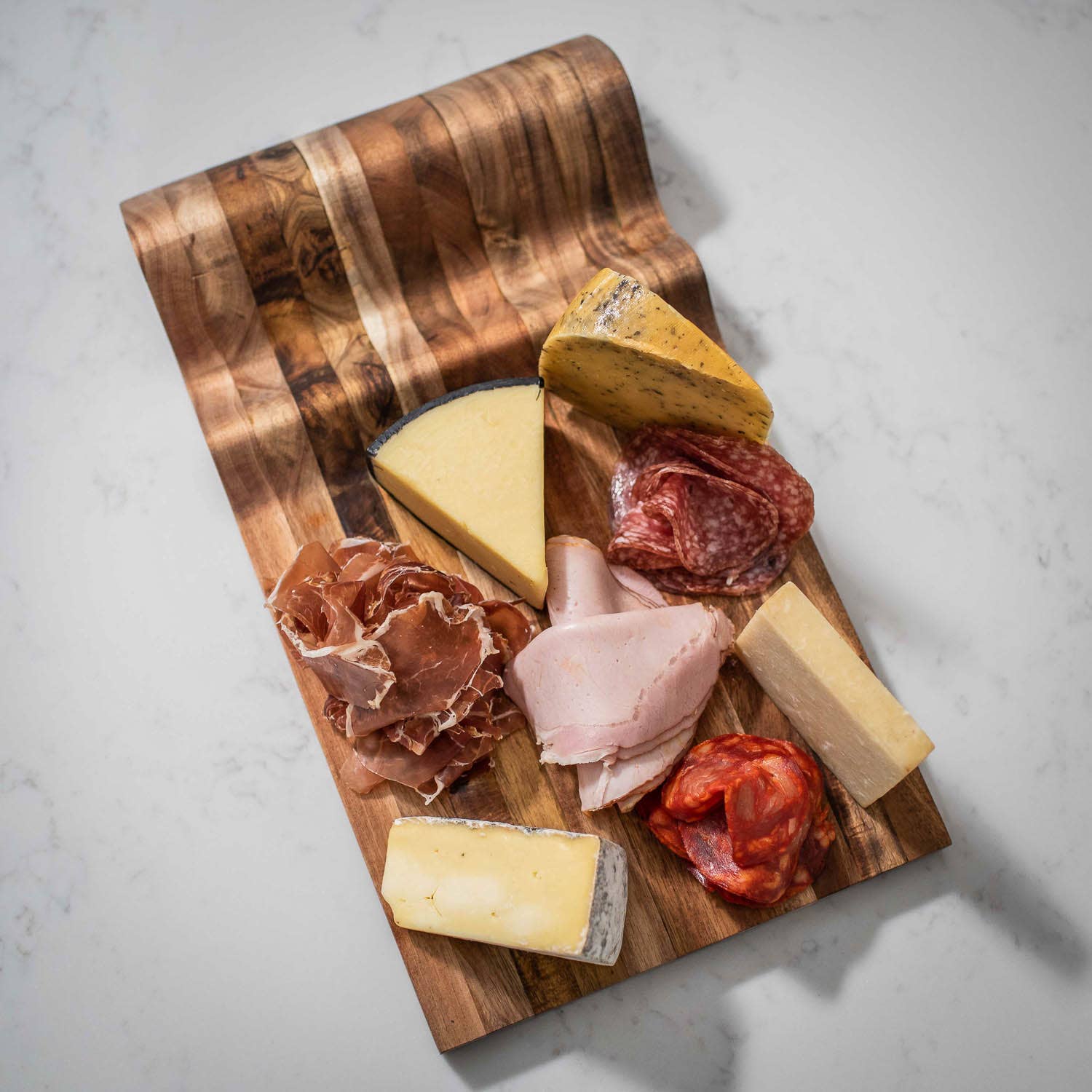 Bespoke & Oak Co. - Wholesale Cheese Board - Small Wave Cheese Board - Charcuterie Board4