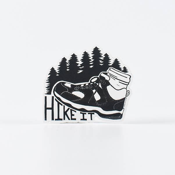 Hike It Sticker for wholesale by Black Loon Studio