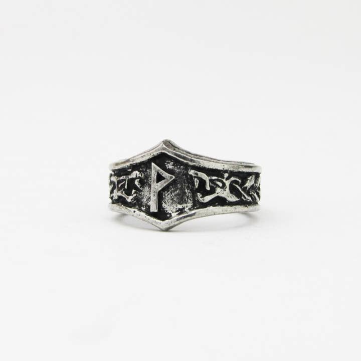 Anneau de rune Wunjo Lettre W - Réglable pour la vente par Asgard