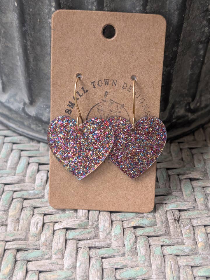 Glitter Mix Hart voor wholesale door Small Town Designs
