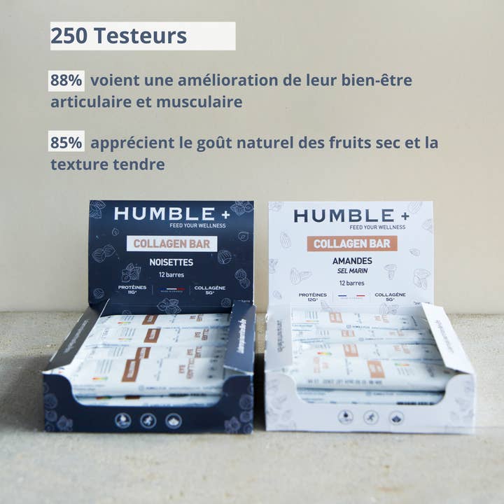 HUMBLE+ - Wholesale Snack Bar - Collagen Bar: collagen protein bar x 12