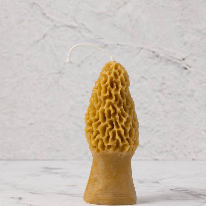 Pine Barrens Post - Wholesale Novelty Candle - Pure Beeswax Morel Candle