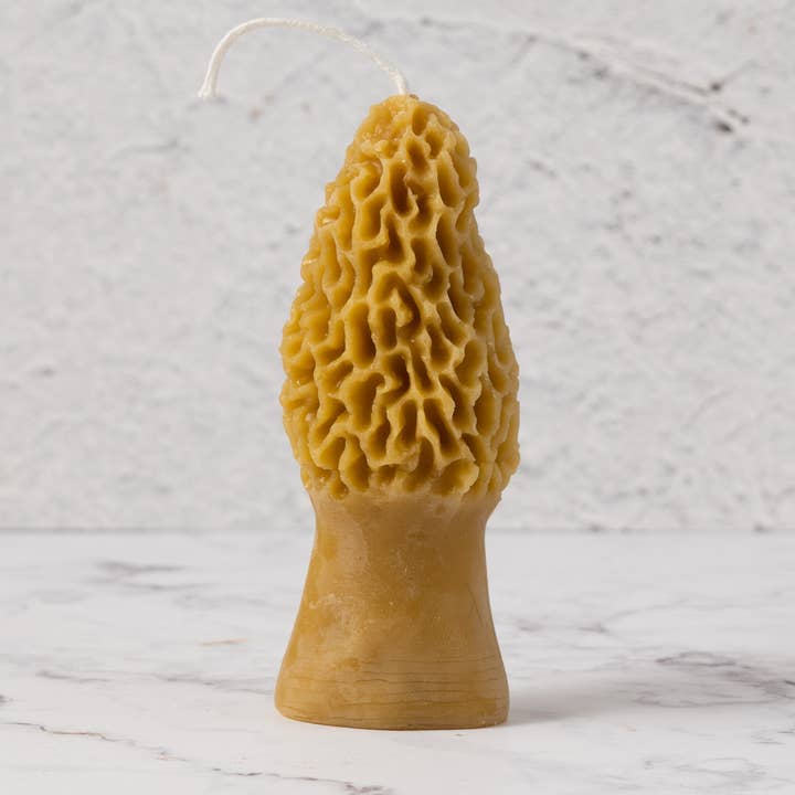 Pine Barrens Post - Wholesale Novelty Candle - Pure Beeswax Morel Candle