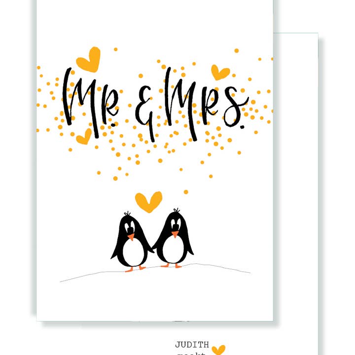 Map - Mr & Mrs voor wholesale door JUDITH maakt