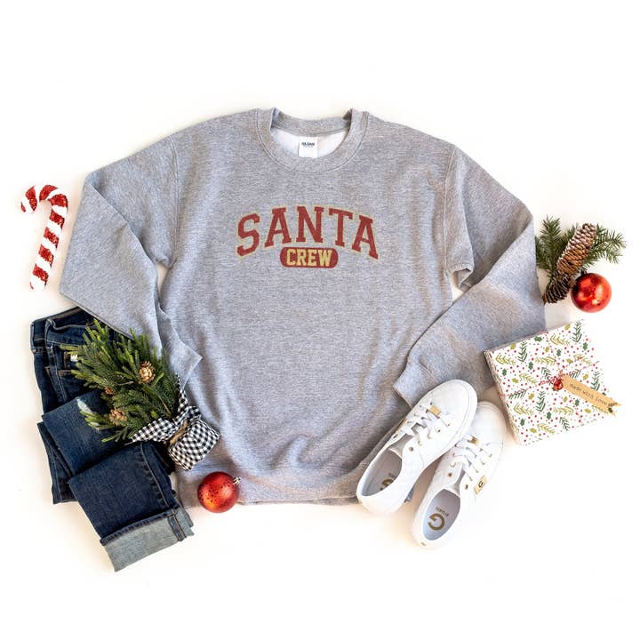 Santa Crew | Sweatshirt | Christmas for wholesale by Olive And Ivory Wholesale