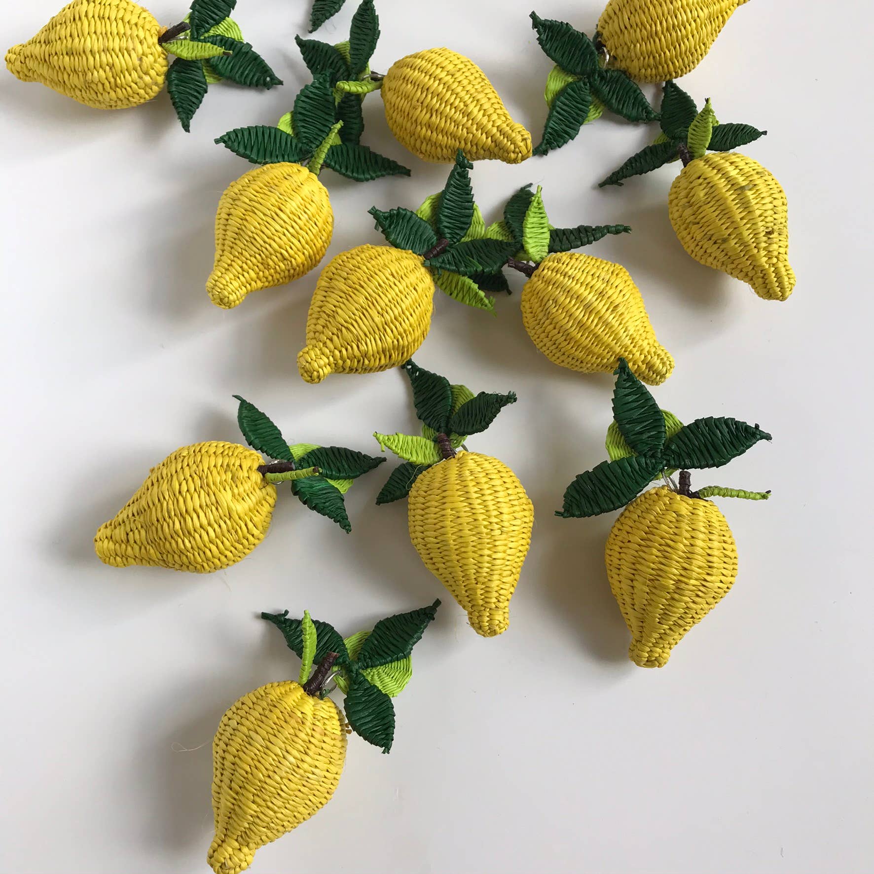 Belart Fair Trade - Wholesale Stud/Post Earrings - Iraca Woven Fruta & Leaf Bloom Stud Earrings - Large4