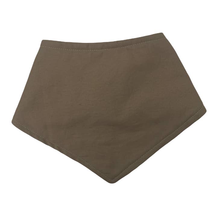 Bless by Jess - Wholesale Bandana bib - Mocha Bandanna Bib