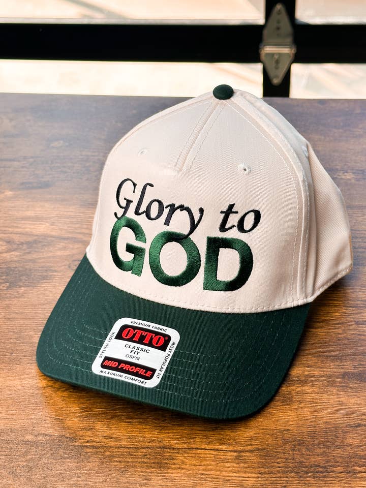 Glory To God Embroidery Cap for wholesale by D&E Tees