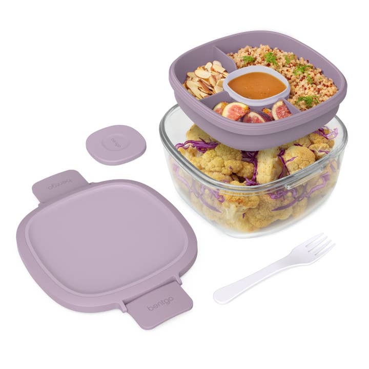 Ripple Distribution - Wholesale Food Storage Container - Bentgo Glass All-in-One Salad Container