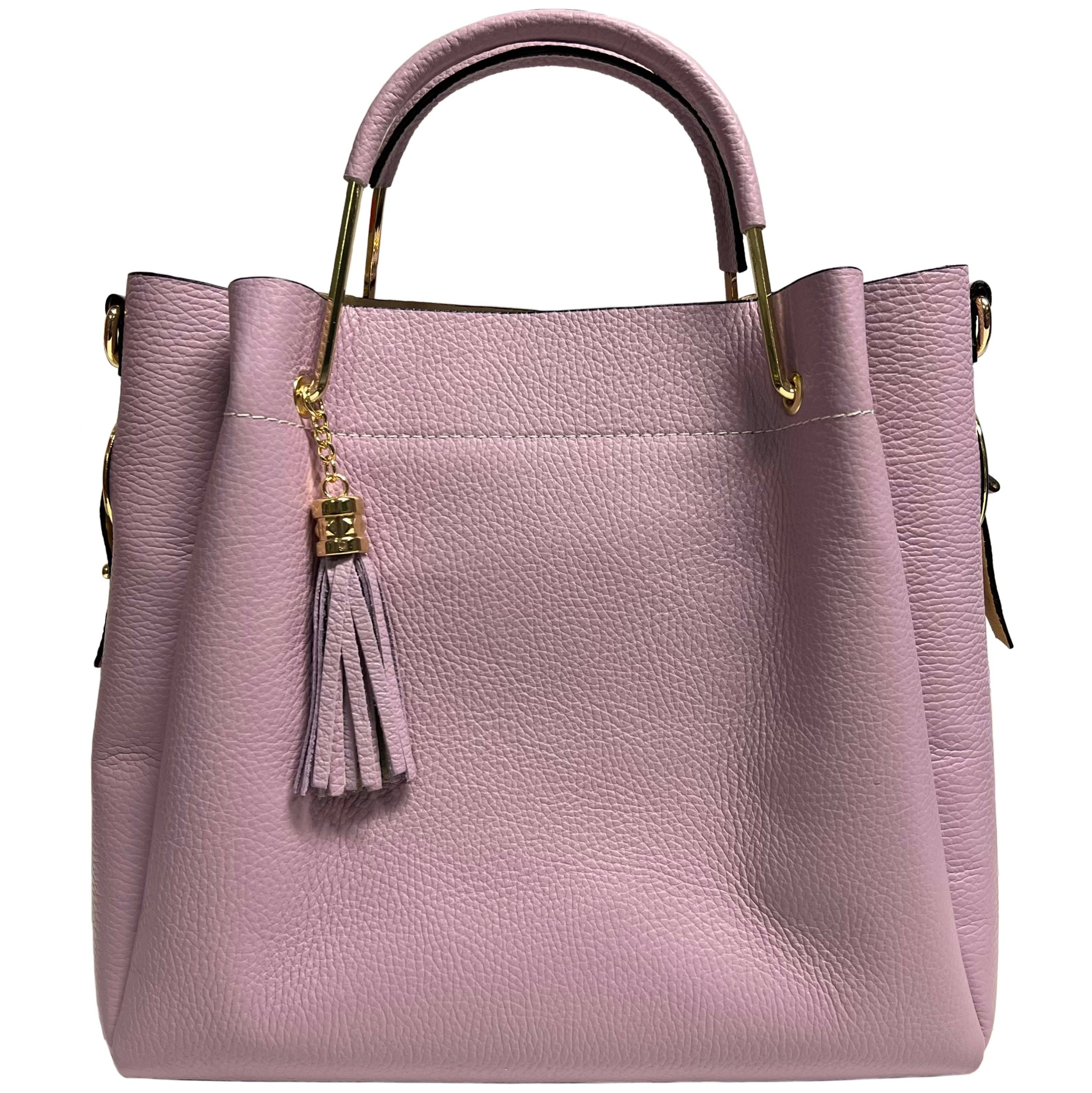 MODARNO – wholesale Top handle bag – women's – Modarno Women's Bucket Bag in Genuine Leather + Inner Bag mo23