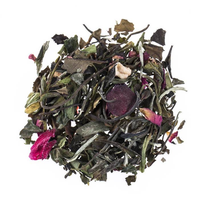 Thé blanc rose framboise - Coquetterie - Teatower pour la vente par Teatower