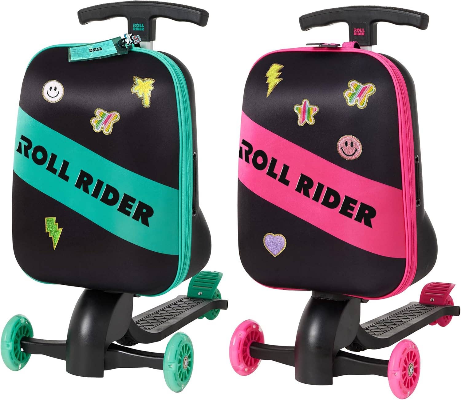 Roll Rider - Wholesale Luggage - Kids - Pink Kids Scooter Suitcase8