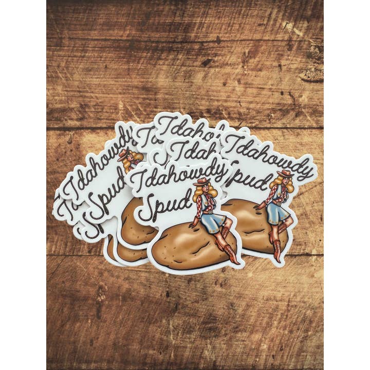 Iron Pine - Wholesale Sticker - Idahowdy Spud Sticker