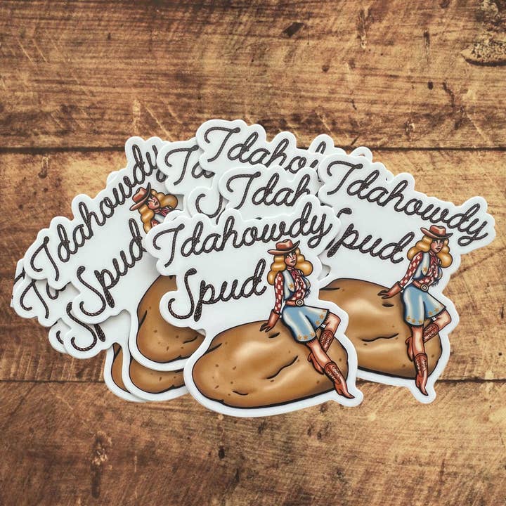 Iron Pine - Wholesale Sticker - Idahowdy Spud Sticker