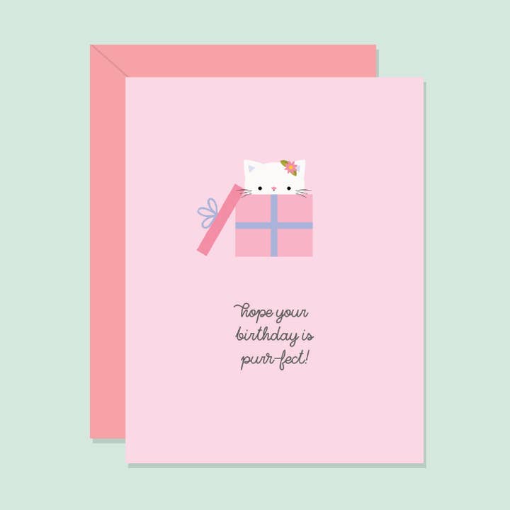 Purr-fect Birthday | Greeting Card for wholesale by Paper Hearts™