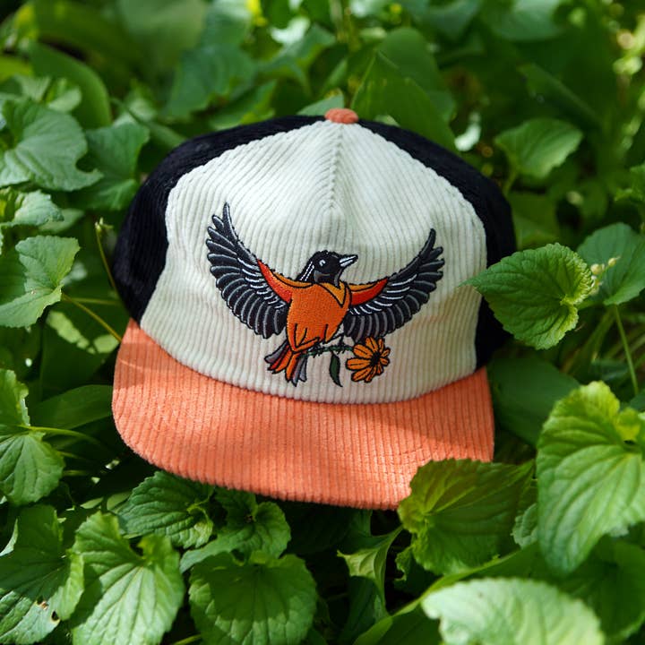 Stuntin Goods - Wholesale Flat Brim Cap - Unisex - Oriole Two-Tone Corduroy Hat8