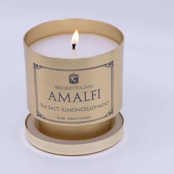 BouquetItaliano – wholesale Jar/filled candle – Amalfi Luxury Scented Candle – Italian Coastal Inspired5