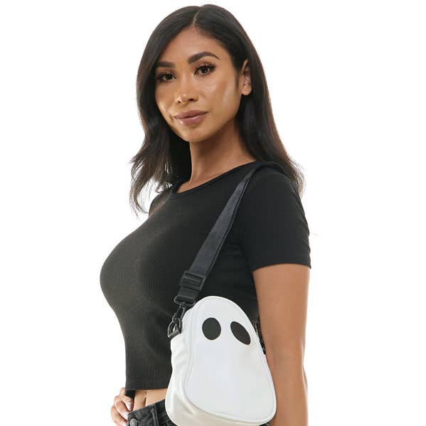White Ghost Crossbody Bag for wholesale by KBW Global Corp.