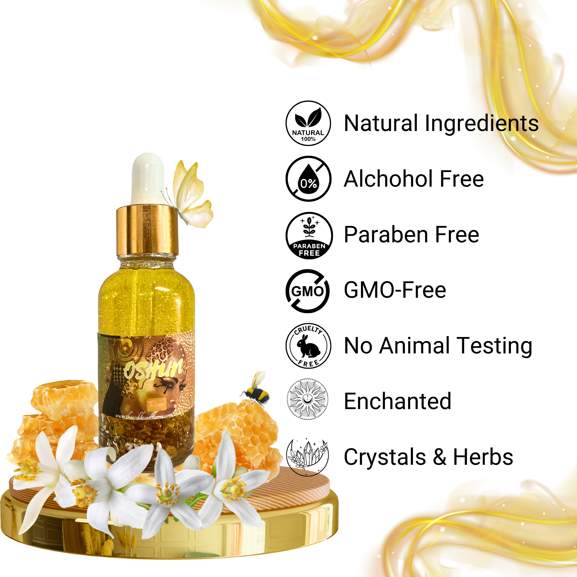 The Goddess of Flame - Vendita all'ingrosso Olio essenziale - Contagocce per olio per unzione Oshun4