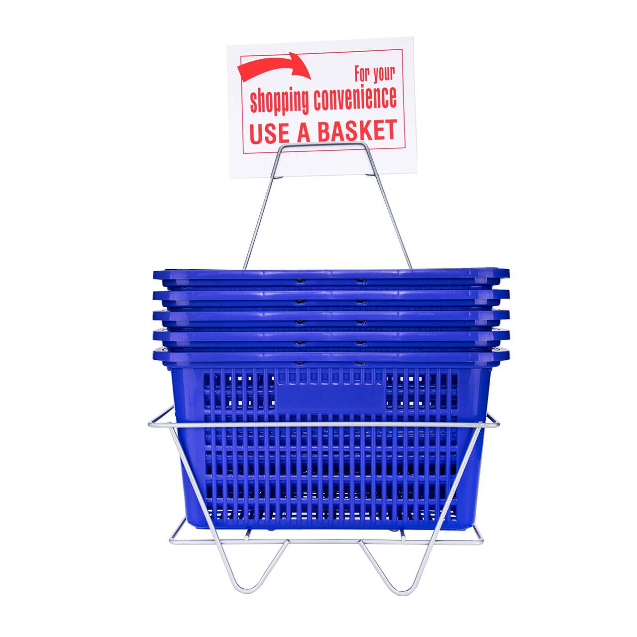 Store Supply Warehouse - Wholesale Shopping Cart - Blue Shopping Baskets - Set of 121