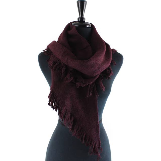 Pretty Persuasions - Wholesale Wrap - Women's - CP25222 Wool Blend Triangle Wrap8