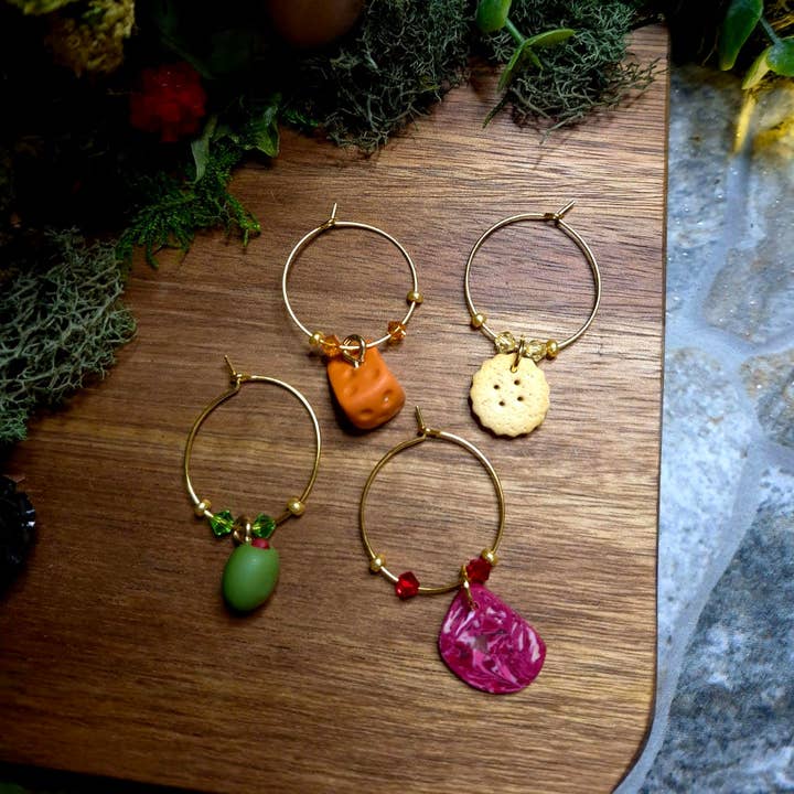 Kraft Kraken - Wholesale Wine charm - Charcuterie Wine Charms0