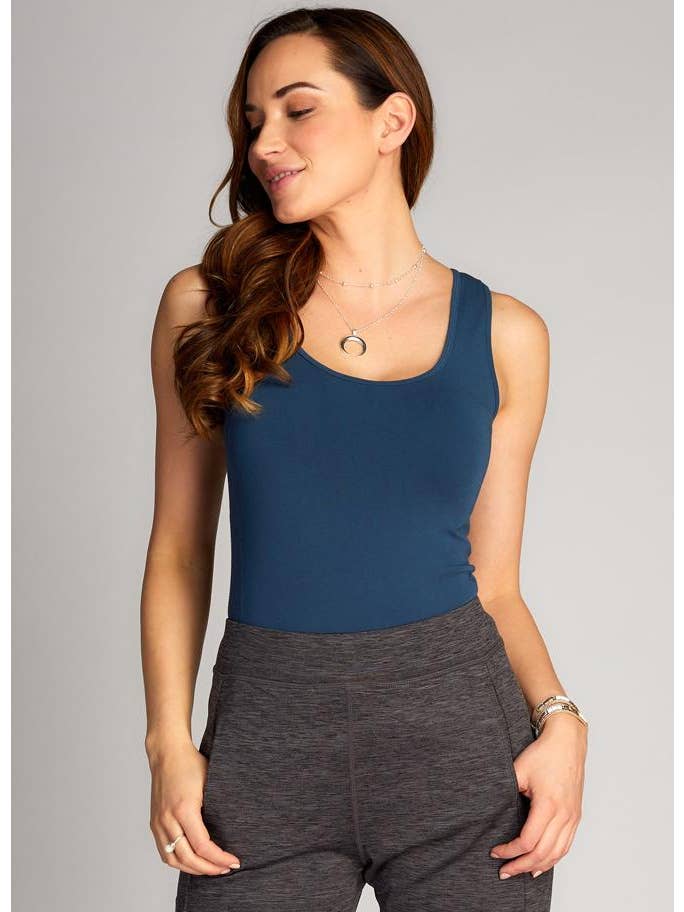C'est Moi Clothing Co - Wholesale Tank Top - Women's - Bamboo Double Scoop Tank- CEBT111023