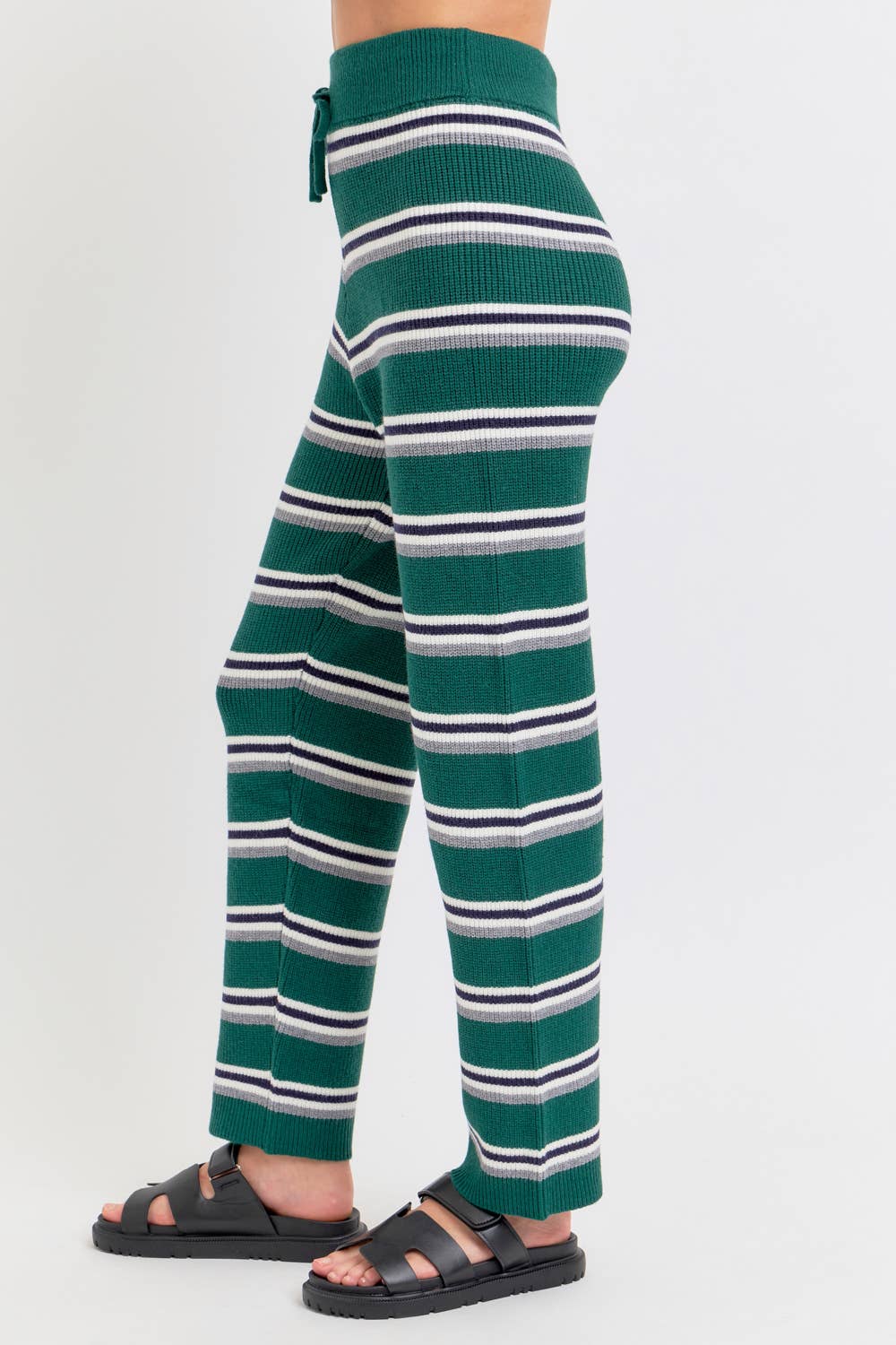 Sweet Lovely by Jen – wholesale Lounge Sweatpants/jogging bottoms – Women's – KNIT STRIPED PULL-ON-PANTS 8