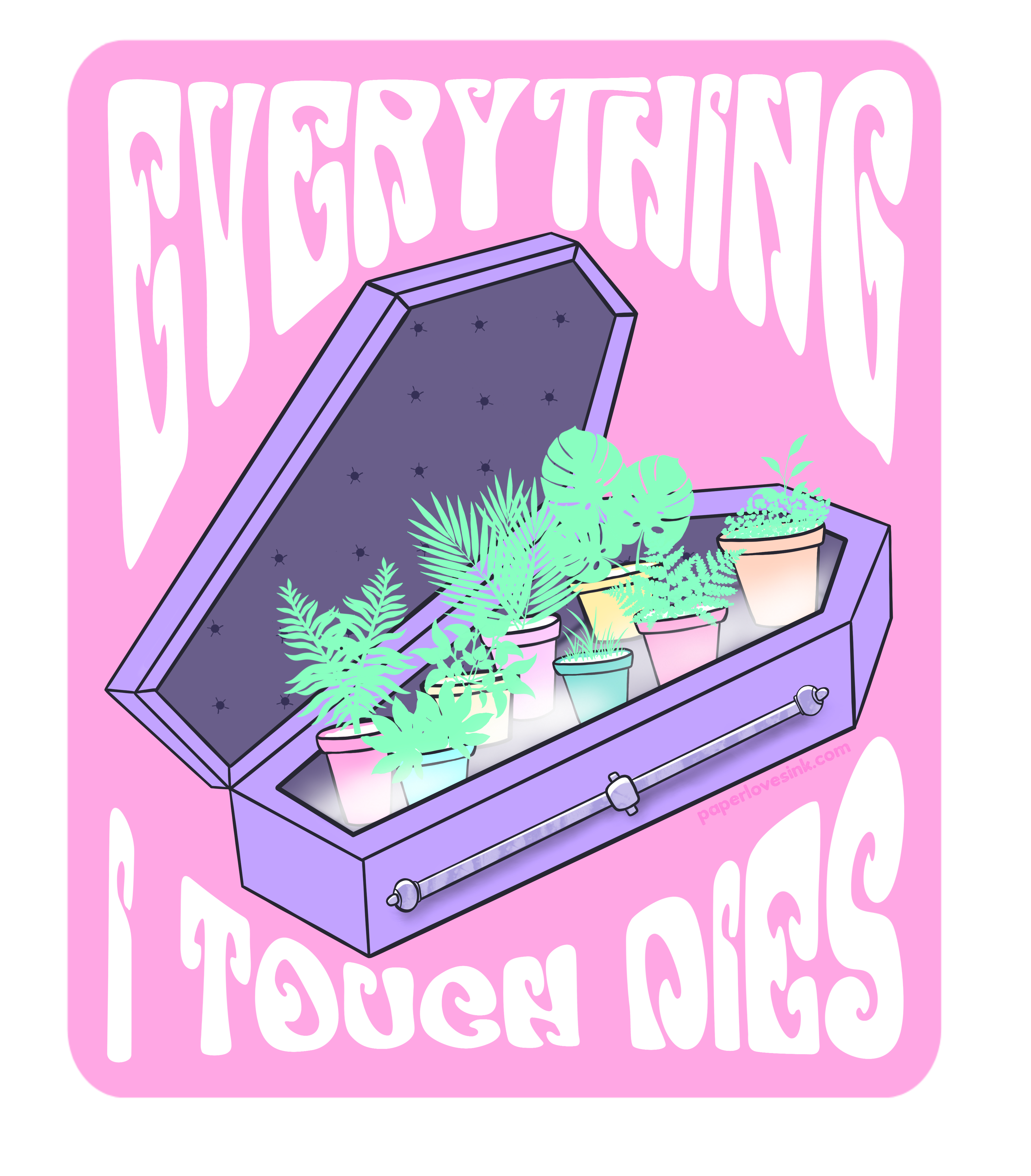 Paper Loves Ink - Wholesale Sticker - Herbicide Vinyl Stickers0