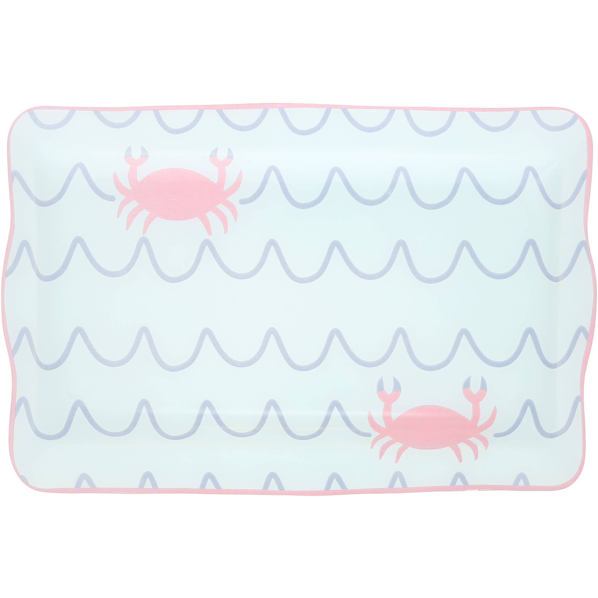 Pavilion - Venta al por mayor Bandeja de servir - Beach - Bandeja de vidrio para servir de 16.75 x 11 pulgadas8