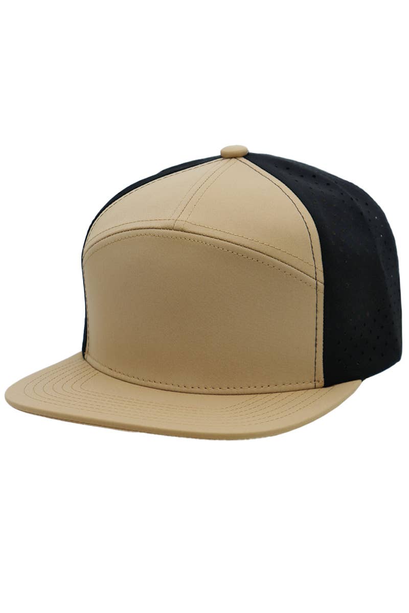 Cap Zone - Wholesale Trucker Hat - Unisex - Two Tone 7 Panel Digital Punch Perforated Snapback2