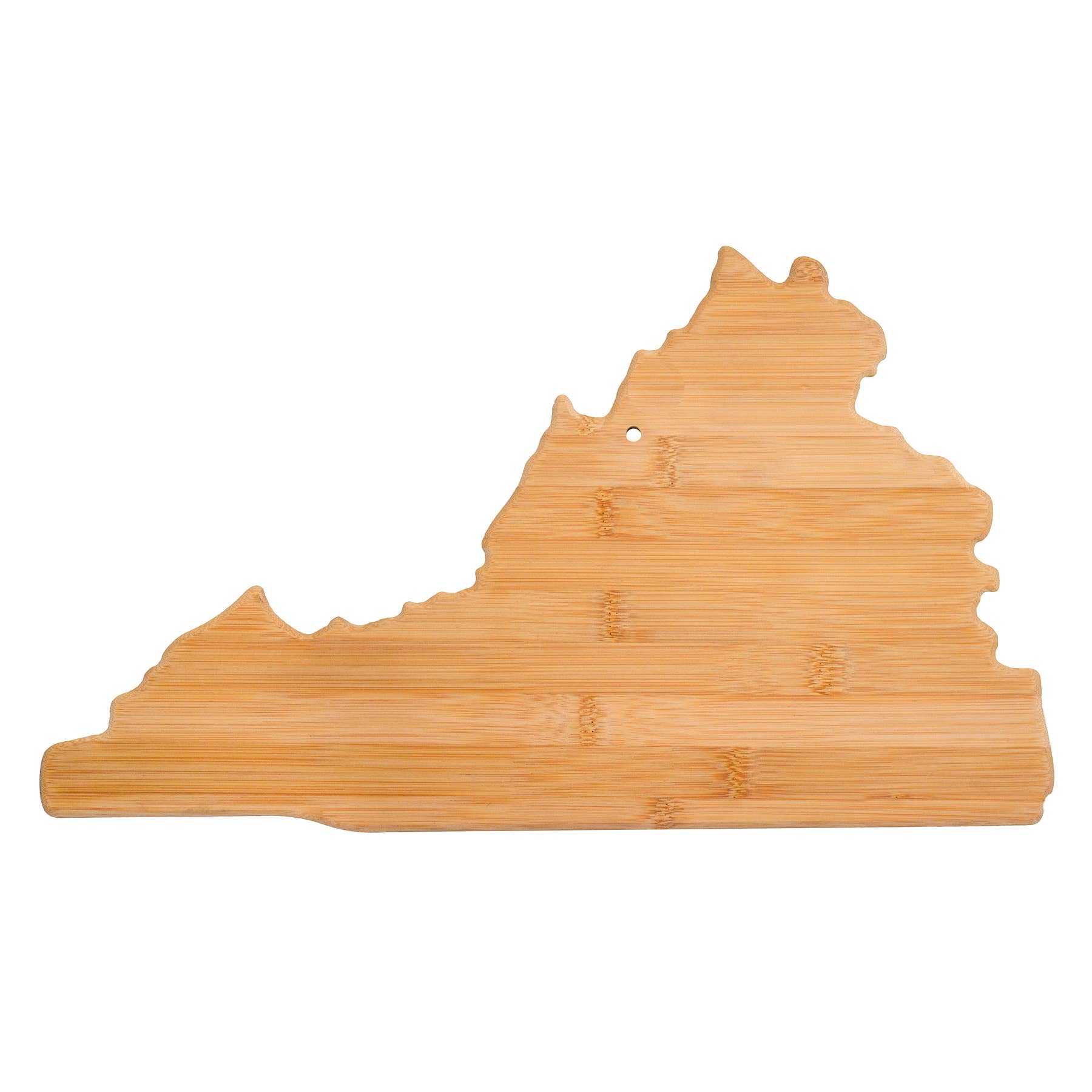 Totally Bamboo - Wholesale Cutting Board - Virginia State-Shaped Bamboo Serving & Cutting Board0