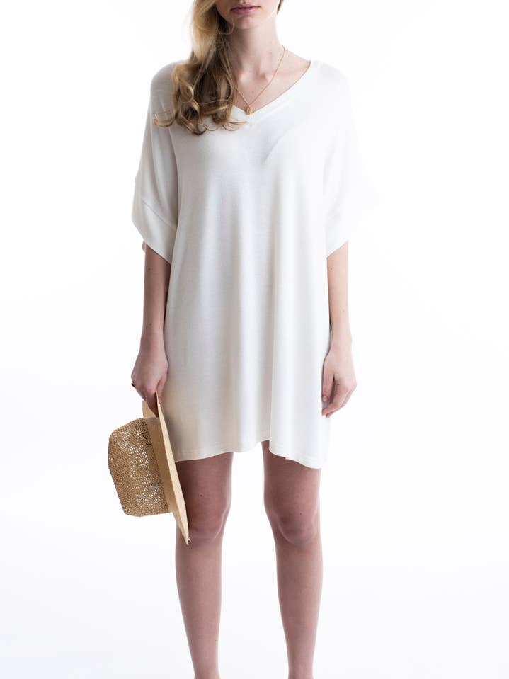 Ramie short white für den Großhandel von Kathi Schullin