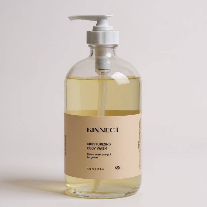 Body Wash — Sweet Orange, Bergamot, + Cedar for wholesale by KINNECT by The Den