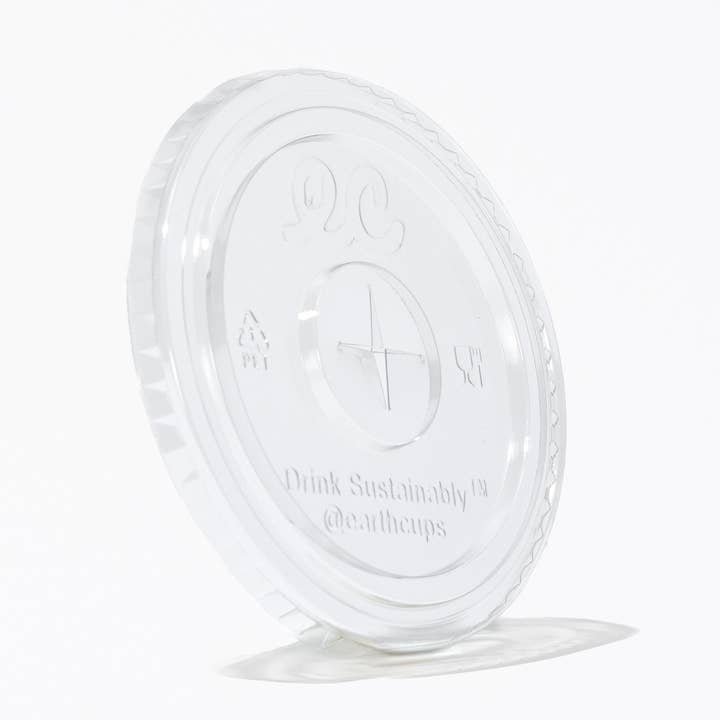 Recyclable Cold Flat Lids for wholesale by Earth Brands