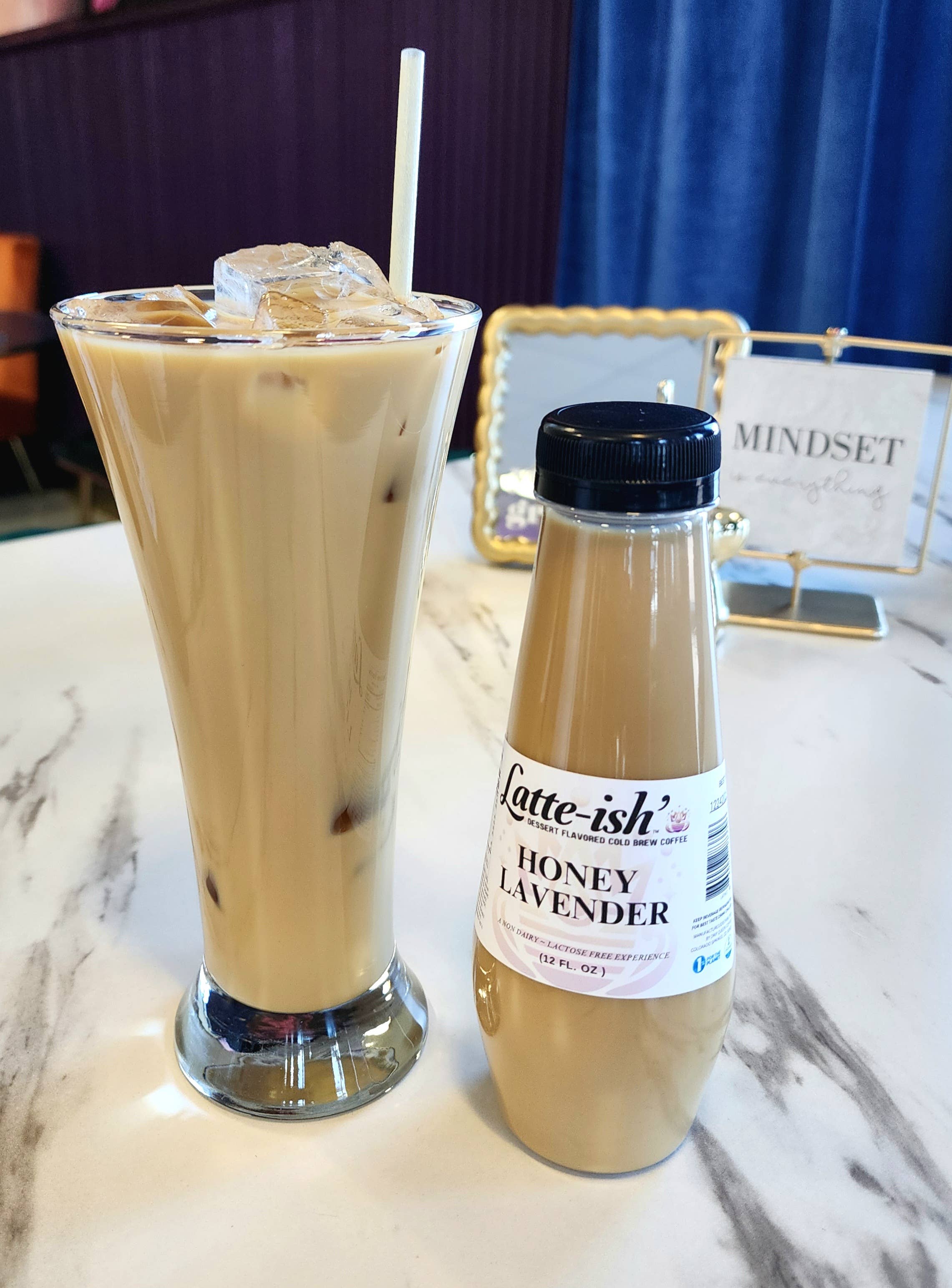 Drip Queen Coffee - Wholesale Iced Coffee/Cold Brew - Latte-ish Honey Lavender Cold Brew Coffee 12/12oz2