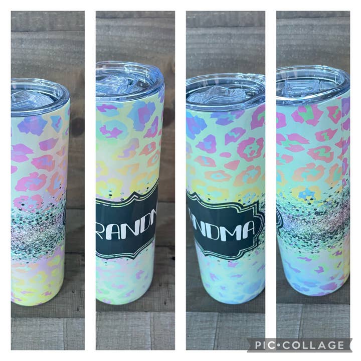 Mormor leopard pastell 20 oz sublimering tumbler för wholesale av NYOG Side Hustle