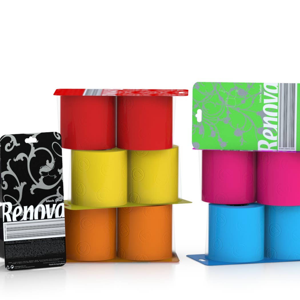 Renova - Vendita all'ingrosso Carta igienica - Carta igienica verde Crystal 2 rotoli3