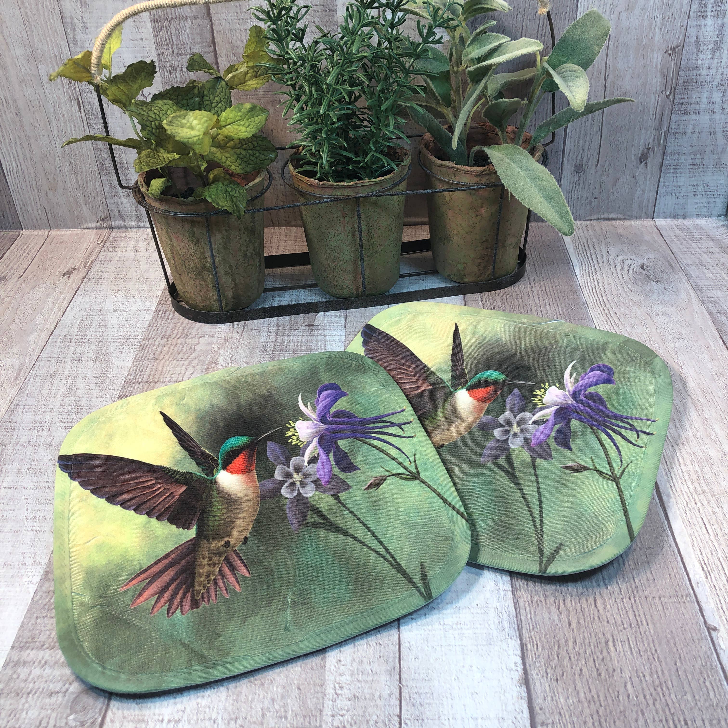 GP Originals - Wholesale Oven Mitt/Pot Holder - Hummingbird Columbine Pot Holder2