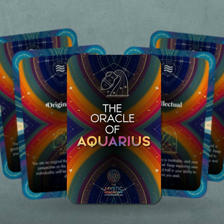 The Oracle of Aquarius - The Mystic Horoscope for wholesale by Ibiza Tarot USA