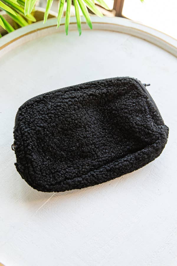 1st Allie - Wholesale Belt Bag - Women's - Sherpa Teddy Crossbody Belt Bag10