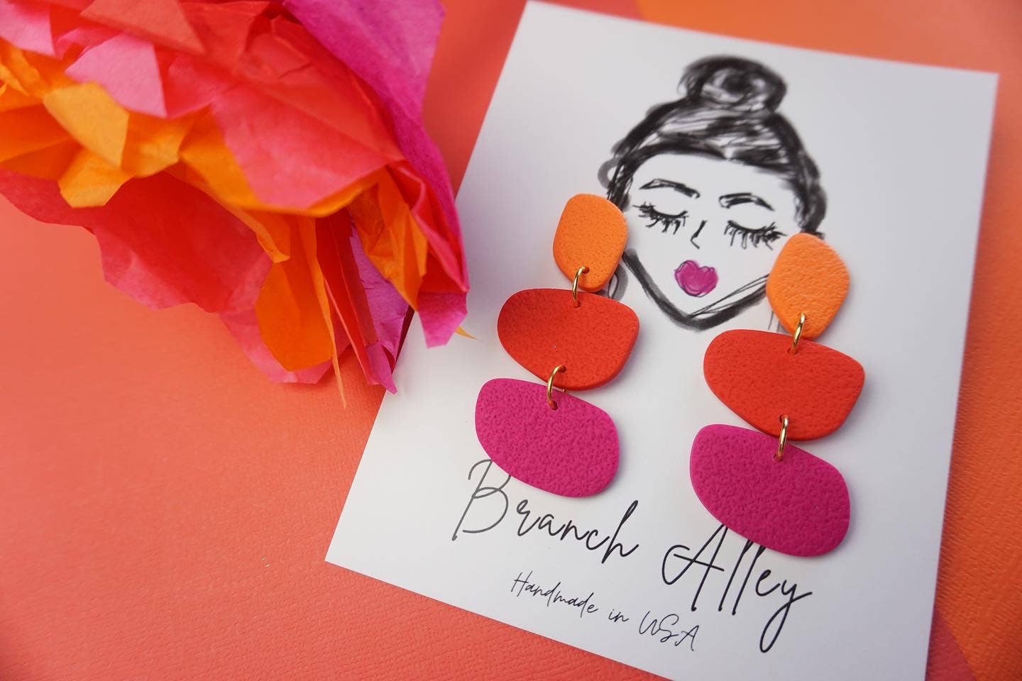 Branch Alley - Wholesale Dangle Earrings - CASITA (warm tones)