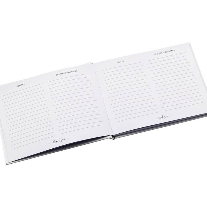 Lillian Rose - Wholesale Wedding Card - Minimalist Simple Elegant Chic White Wedding Registry Guest1