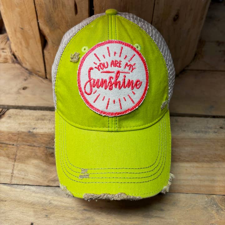 You Are My Sunshine Hat for wholesale by The Goat Stock